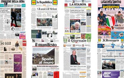 Le prime pagine dei quotidiani di oggi 4 febbraio: la rassegna stampa