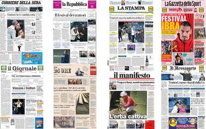 Le prime pagine dei quotidiani di oggi 7 febbraio: la rassegna stampa