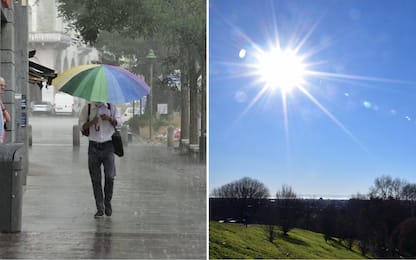 Meteo, nel weekend temporali al Centro Nord, ancora caldo al Sud