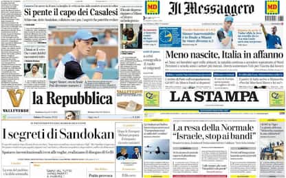 Le prime pagine dei quotidiani di oggi 30 marzo: la rassegna stampa