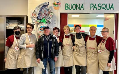 Pasquetta solidale, pranzo per 200 senzatetto a Opera Cardinal Ferrari