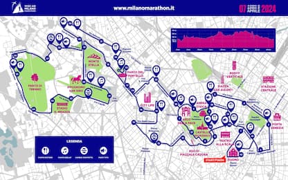 Maratona di Milano 2024, il percorso e le strade chiuse al traffico