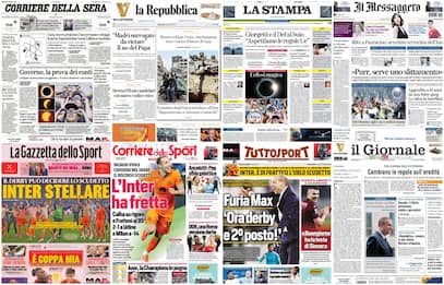 Le prime pagine dei quotidiani di oggi 9 aprile: la rassegna stampa
