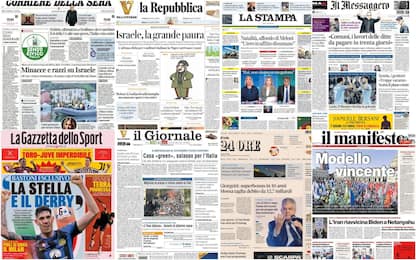 Le prime pagine dei quotidiani di oggi 13 aprile: la rassegna stampa