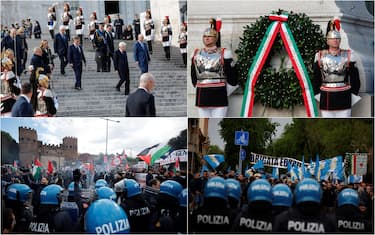 25 Aprile, tensioni ebrei-pro Palestina. A Varese saluti romani. LIVE