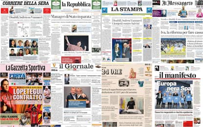 Le prime pagine dei quotidiani di oggi 28 aprile: la rassegna stampa