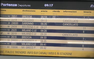 Sciopero treni 5 maggio: alcune cancellazioni e ritardi