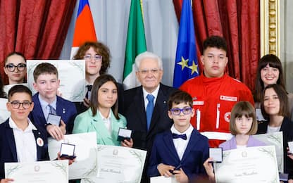Mattarella premia i giovani Alfieri: “Siete testimoni di solidarietà”