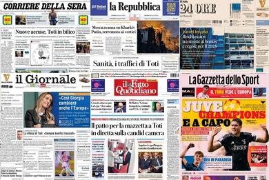 Le prime pagine dei quotidiani di oggi 13 maggio: la rassegna stampa