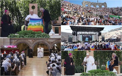 Manifestazione per la pace a Verona, la visita del Papa in città
