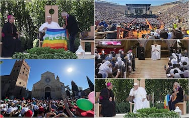 Verona, Papa: "La pace non sarà mai frutto di diffidenza, muri, armi"