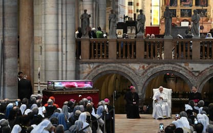 Manifestazione per la pace a Verona, iniziata la visita del Papa