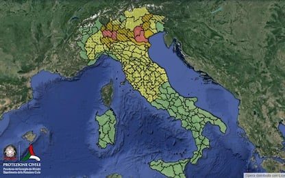 Maltempo Italia, allerta meteo al Centro-Nord per il 21 maggio: dove