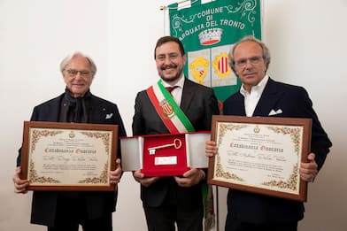 Diego e Andrea Della Valle cittadini onorari di Arquata del Tronto