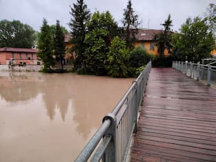 Maltempo Emilia Romagna, fiumi in piena e allagamenti. VIDEO