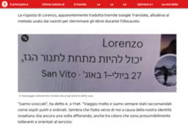 Veneto, nega casa a famiglia israeliana su Airbnb: "Restate nei forni"