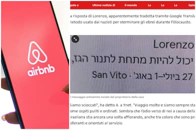 L'host Airbnb si difende: "Mai usato frasi antisemite, un equivoco"