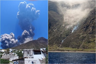 Stromboli, nuova esplosione del vulcano: nube sull'isola. FOTO