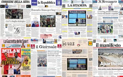 Le prime pagine dei quotidiani di oggi 20 luglio: la rassegna stampa