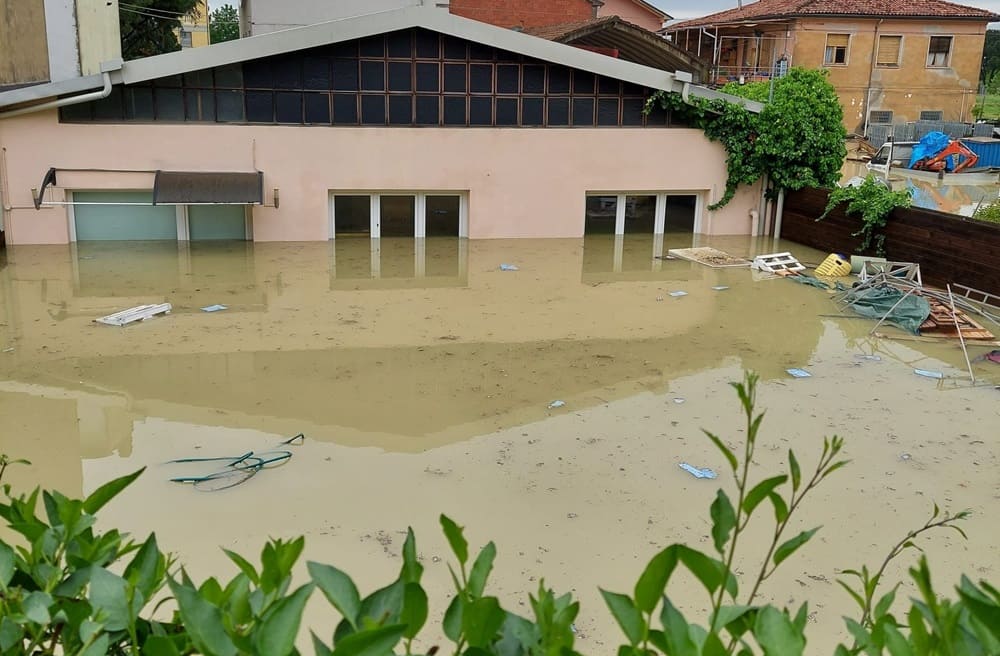 La scuola di musica di Faenza alluvionata