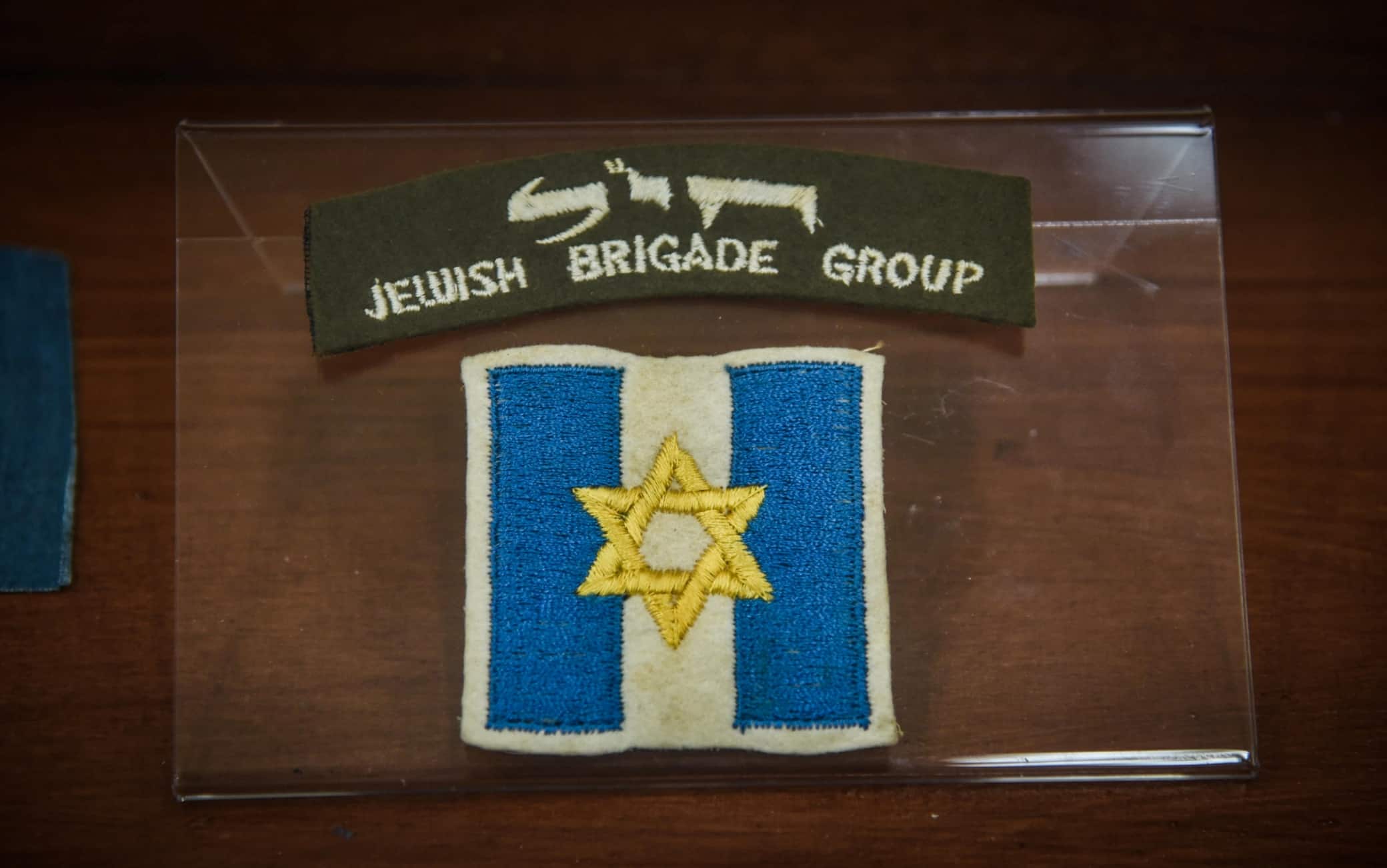 La mostra sulla Brigata Ebraica promossa con il Museo della Brigata Ebraica e con l Associazione Figli della Shoah inaugurata in Consiglio regionale, 21 gennaio 2020. ANSA/MATTEO CORNER