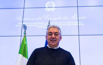 The Italian extraordinary Commissioner for the Covid-19 emergency, Domenico Arcuri, attends a press conference on the plan of the anti Covid vaccines campaign in Rome during the second wave of the Covid-19 Coronavirus pandemic?, Italy, 13 December 2020.
ANSA/ANGELO CARCONI