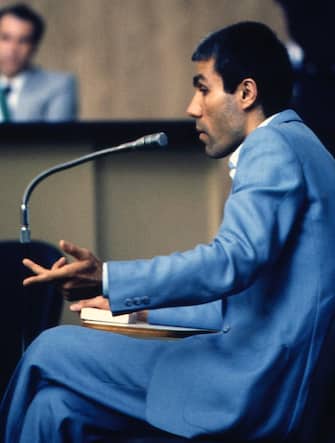 June 20 , 1985 :  Mehmet Ali Ağca, author of the attempted assassination of Pope John Paul II during the trial at the Court of Rome.