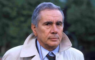 Portrait du journaliste et homme politique italien Enzo Tortora le 8 octobre 1985. (Photo by Dominique GUTEKUNST/Gamma-Rapho via Getty Images)