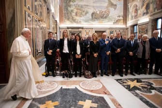 Pope Francis meets with members of  Centro Studi "Rosario Livatino" in Vatican, 29 November 2019.
ANSA/VATICAN MEDIA EDITORIAL USE ONLY NO SALES