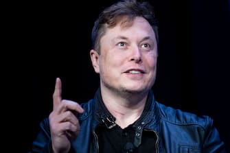 Elon Musk, founder of SpaceX, speaks during the Satellite 2020 at the Washington Convention CenterMarch 9, 2020, in Washington, DC. (Photo by Brendan Smialowski / AFP) (Photo by BRENDAN SMIALOWSKI/AFP via Getty Images)