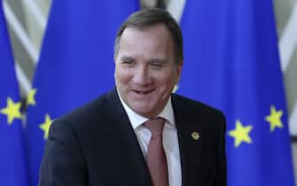 BRUSSELS, BELGIUM - DECEMBER 12: Prime Minister of Sweden Stefan Lofven arrives for the december European Council at the Europa building on December 12, 2019 in Brussels, Belgium. This is the first EU summit chaired by Charles Michel, the former prime minister of Belgium, since he was elected as European Council president in July. (Photo by Jean Catuffe/Getty Images)