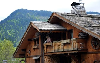 A picture taken on June 3, 2013 shows a chalet in the La Clusaz resort in the French Alps.  AFP PHOTO / JEAN-PIERRE CLATOT        (Photo credit should read JEAN-PIERRE CLATOT/AFP via Getty Images)