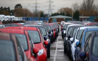 DAGENHAM, ENGLAND - JANUARY 13:  Cars are prepared for distribution at a Ford factory on January 13, 2015 in Dagenham, England. Originally opened in 1931, the Ford factory has unveiled a state of the art GBP475 million production line that will start manufacturing the new low-emission, Ford diesel engines from this November this will generate more than 300 new jobs, Ford currently employs around 3000 at the plant in Dagenham.  (Photo by Carl Court/Getty Images)