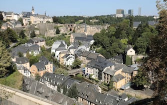 A photo taken on August 29, 2017 shows a view of the city of Luxembourg. (Photo by ludovic MARIN / AFP)        (Photo credit should read LUDOVIC MARIN/AFP via Getty Images)
