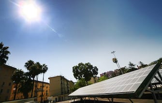 pannelli fotovoltaici su un tetto