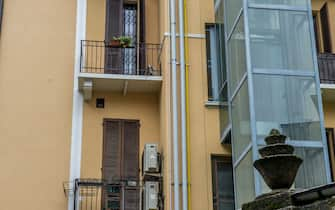 Inaugurazione condominio che ha beneficato dell'ecobonus in Viale Murillo 10 (Carlo Cozzoli/Fotogramma, Milano - 2019-10-15) p.s. la foto e' utilizzabile nel rispetto del contesto in cui e' stata scattata, e senza intento diffamatorio del decoro delle persone rappresentate