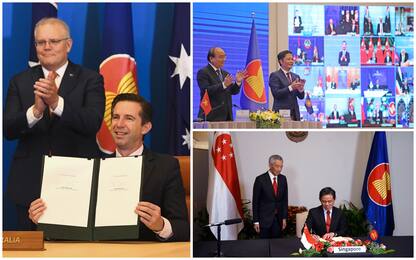 Asia-Pacifico, Cina firma mega-accordo commerciale con 14 Paesi
