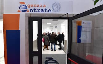 I nuovi locali dell'Agenzia delle Entrate di via Finocchiaro Aprile durante l'inaugurazione. Genova, 20 Gennaio 2020. ANSA/LUCA ZENNARO