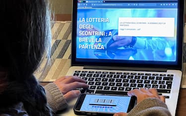 Al via l'iscrizione sul sito per partecipare alla Lotteria degli scontrini. Roma, 1 dicembre 2020. ANSA/CLAUDIO PERI