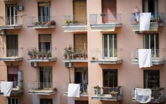 Alcuni balconi di un palazzo