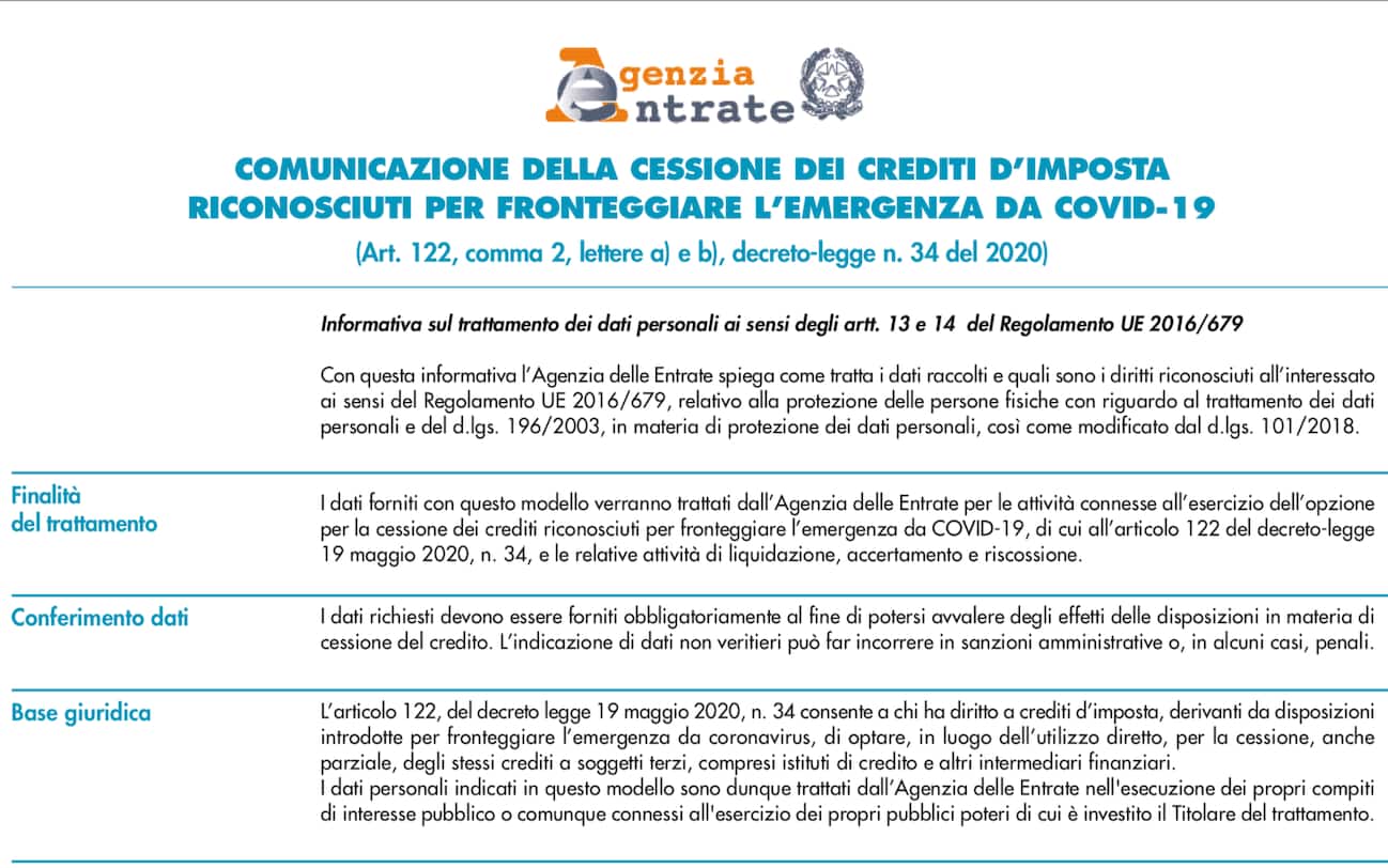 Bonus affitto 2021, ecco il nuovo modulo per la cessione del credito
