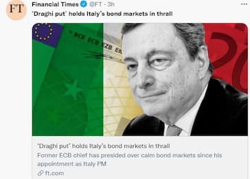 Lo spread cala, per il Financial Times è "effetto Draghi": i numeri
