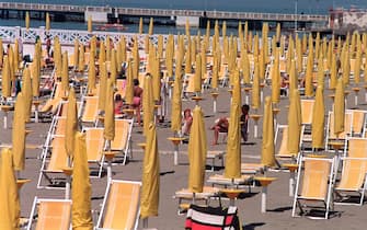 Una spiaggia italiana d'estate