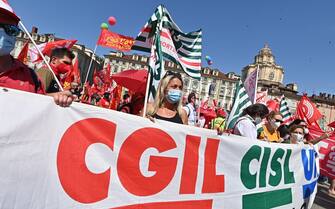 Manifestazioni lavoro Cgil, Cisl, Uil