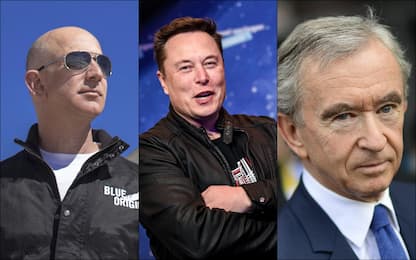 La classifica degli uomini più ricchi del mondo: Bezos al primo posto