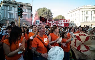 Manifestazione in solidarietÃ  dei lavoratori della GKN (Firenze - 2021-09-18, Stefano De Grandis) p.s. la foto e' utilizzabile nel rispetto del contesto in cui e' stata scattata, e senza intento diffamatorio del decoro delle persone rappresentate