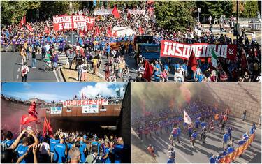 Gkn, a Firenze la manifestazione indetta dai lavoratori. LE FOTO
