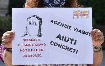 Protesta agenzie di viaggio, a Torino
