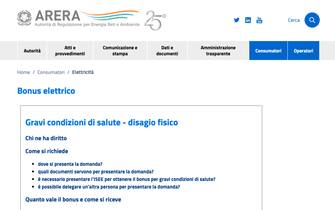 arera come chiedere il bonus per disagio fisico arera come chiedere il bonus per disagio fisico