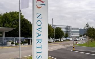 epa08324990 (FILE) - The Novartis logo is pictured in Stein, Switzerland, 03 September 2019 (reissued 26 March 2020). On 26 March 2020, Basel-based pharmaceutical giant Novartis announced to have joined forces with the Bill & Melinda Gates Foundation to fight the coronavirus pandemic.  EPA/GEORGIOS KEFALAS